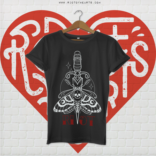 Deaths Head Dagger Riot T-Shirt (Unisex)