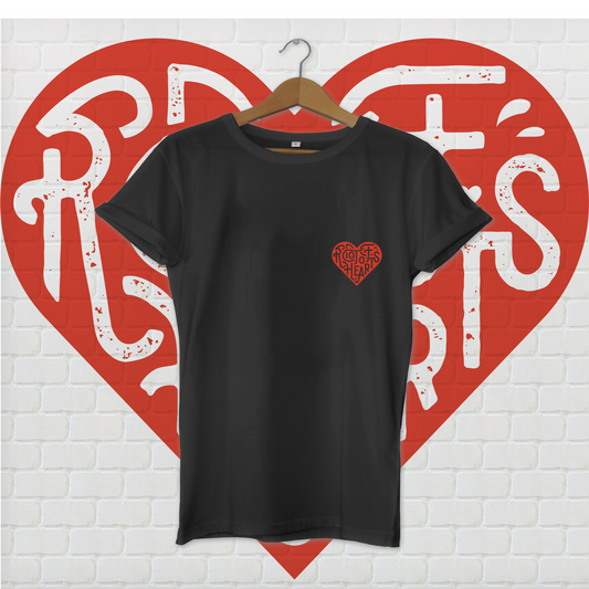 Riot of Hearts Logo Unisex organic cotton t-shirt