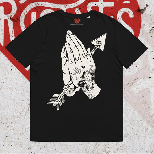 Riot Tattoo Hands | Organic cotton t-shirt